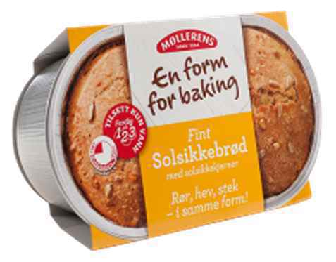 Bilde av Møllerens fint solsikkebrød. Bilde av Møllerens fint solsikkebrød.