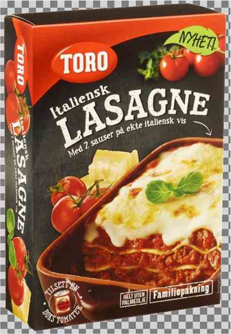 Bilde av Toro italiensk lasagne. Bilde av Toro italiensk lasagne.