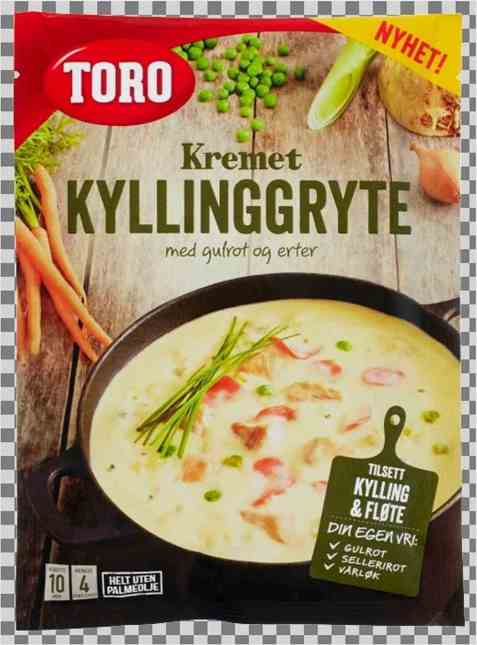 Bilde av Toro kremet kyllinggryte. Bilde av Toro kremet kyllinggryte.