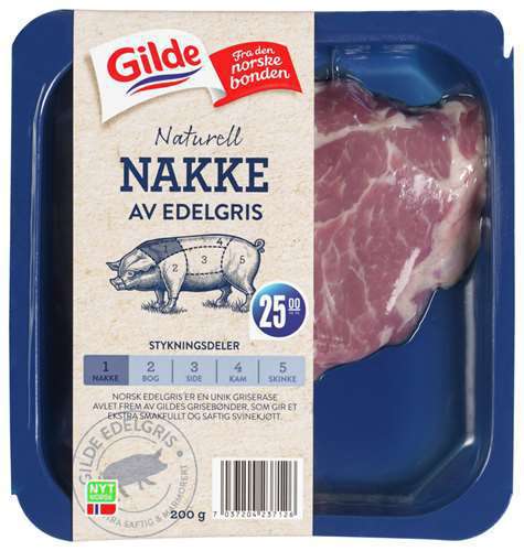 Bilde av Gilde edelgris benfri nakke. Bilde av Gilde edelgris benfri nakke.