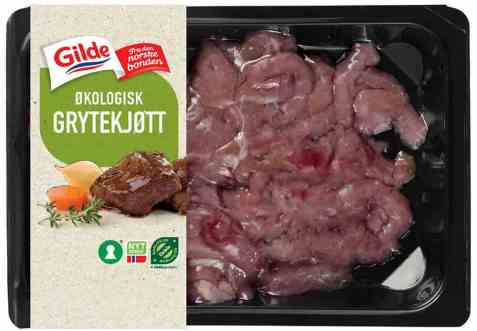 Bilde av Gilde økologisk grytekjøtt av storfe. Bilde av Gilde økologisk grytekjøtt av storfe.