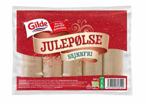 Bilde av Gilde julepølse uten skinn 400gr. Bilde av Gilde julepølse uten skinn 400gr.