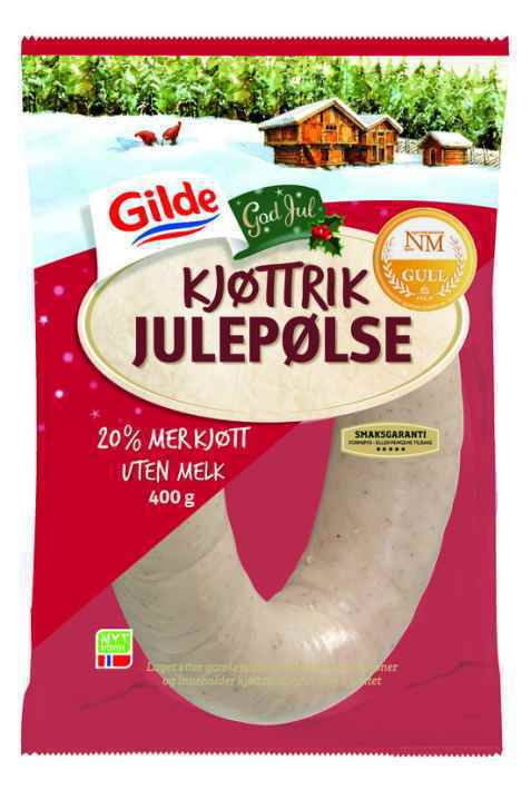 Bilde av Gilde julepølse kjøttrik. Bilde av Gilde julepølse kjøttrik.