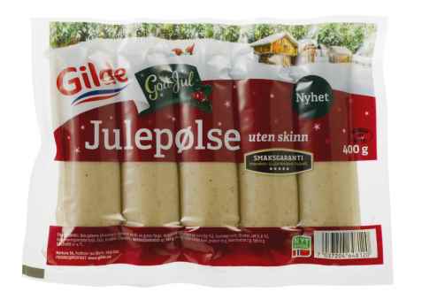 Bilde av Gilde skinnfri julepølse. Bilde av Gilde skinnfri julepølse.
