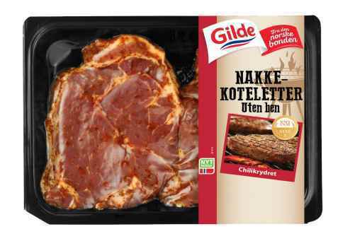 Bilde av Gilde svin nakkekoteletter chilikrydret. Bilde av Gilde svin nakkekoteletter chilikrydret.