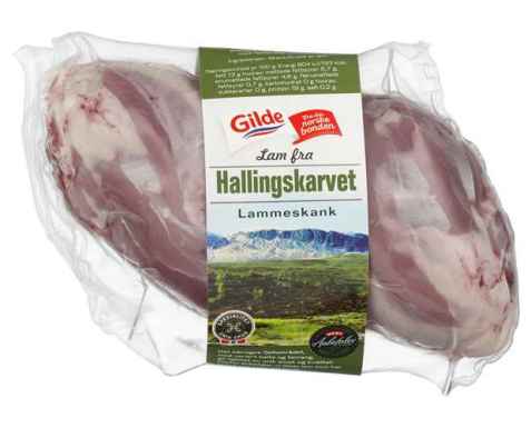 Bilde av Gilde hallingskarvet lammeskank. Bilde av Gilde hallingskarvet lammeskank.
