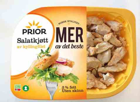 Bilde av Prior mer salatkjøtt kylling.