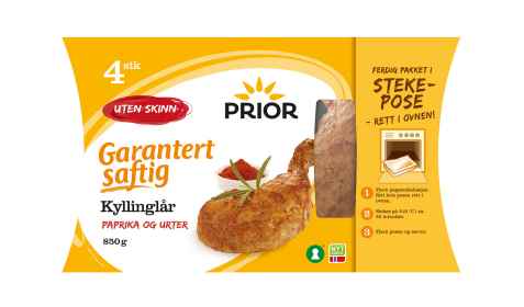 Bilde av Prior KyllinglÄr i stekepose med paprika og urter. Bilde av Prior KyllinglÄr i stekepose med paprika og urter.