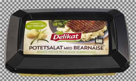 Bilde av Delikat potetsalat med bearnaise. Bilde av Delikat potetsalat med bearnaise.