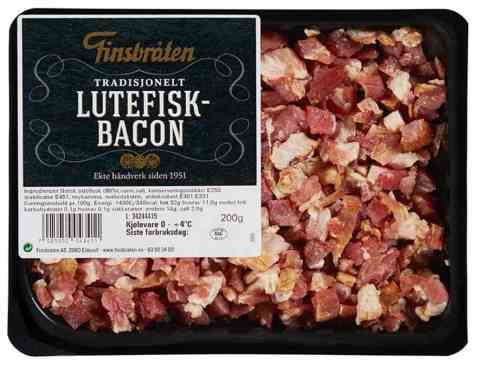 Bilde av Finsbråten lutefiskbacon. Bilde av Finsbråten lutefiskbacon.