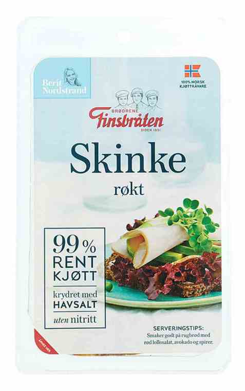 Bilde av Finsbråten røkt skinke. Bilde av Finsbråten røkt skinke.