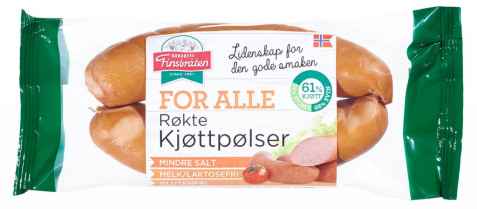 Bilde av Finsbråten for alle røkte kjøttpølser.