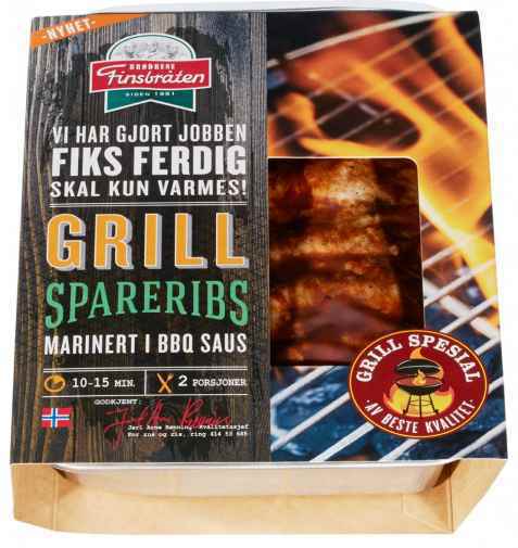 Bilde av Finsbråten BBQ spareribs. Bilde av Finsbråten BBQ spareribs.