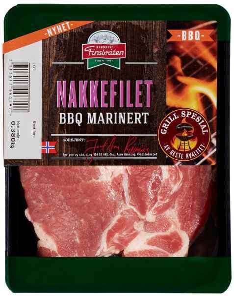 Bilde av Finsbråten BBQ nakkefilet marinert rå.
