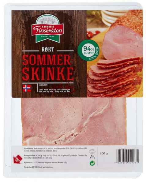 Bilde av Finsbråten røkt sommerskinke. Bilde av Finsbråten røkt sommerskinke.