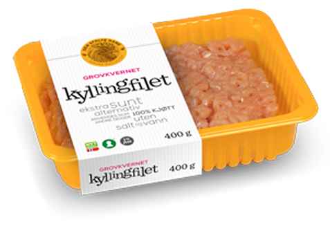 Bilde av Den stolte hane Grovkvernet kyllingfilet.