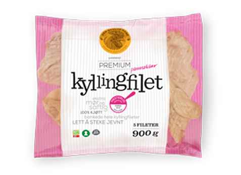 Bilde av Den stolte hane dypfryst premium panneklar kyllingfilet. Bilde av Den stolte hane dypfryst premium panneklar kyllingfilet.