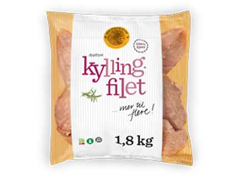 Bilde av Den stolte hane dypfryst kyllingfilet. Bilde av Den stolte hane dypfryst kyllingfilet.