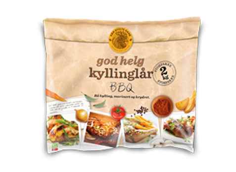 Bilde av Den stolte hane god helg kyllinglår BBQ. Bilde av Den stolte hane god helg kyllinglår BBQ.