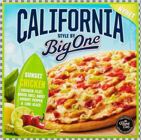 Bilde av Big One california chicken. Bilde av Big One california chicken.
