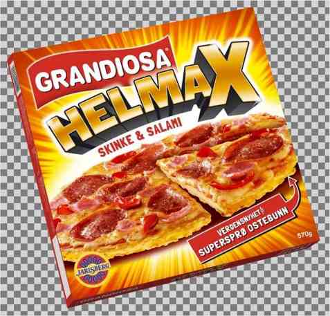 Bilde av Grandiosa helmax salami. Bilde av Grandiosa helmax salami.