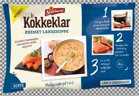 Bilde av Stabburet kokkeklar laksesuppe. Bilde av Stabburet kokkeklar laksesuppe.