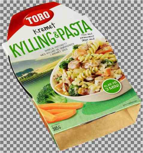 Bilde av Toro kremet kylling og pasta. Bilde av Toro kremet kylling og pasta.