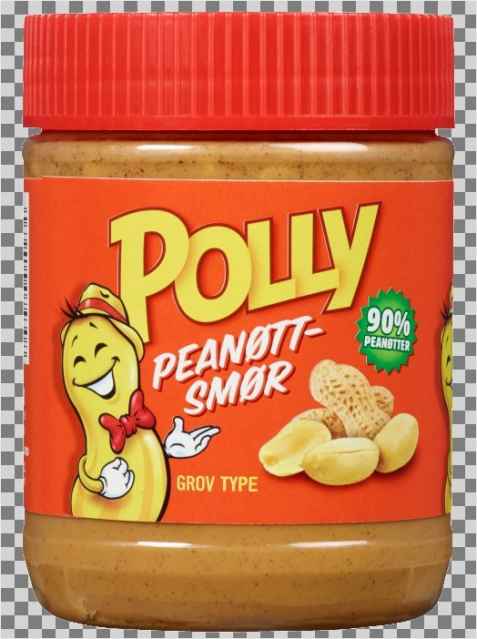 Bilde av Polly peanøttsmør. Bilde av Polly peanøttsmør.