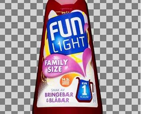 Bilde av Fun Light Bringebær blåbær. Bilde av Fun Light Bringebær blåbær.