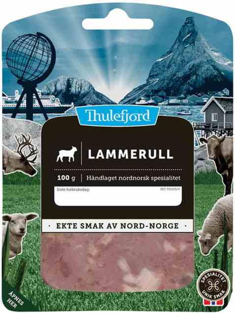 Bilde av Thulefjord Kokt lammerull i skiver. Bilde av Thulefjord Kokt lammerull i skiver.