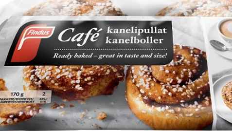 Bilde av Findus cafe kanelboller. Bilde av Findus cafe kanelboller.