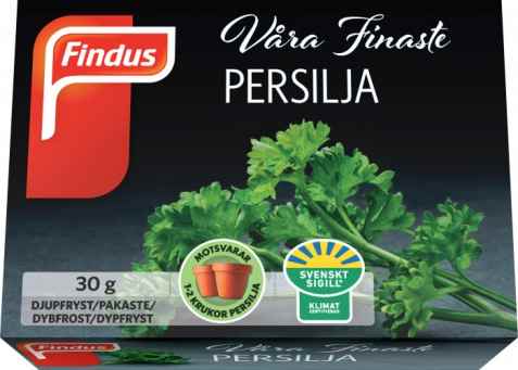 Bilde av Findus persille. Bilde av Findus persille.
