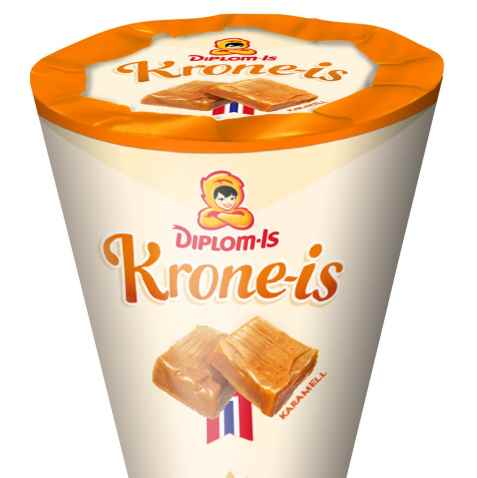Bilde av Diplom-is Krone Is Karamell. Bilde av Diplom-is Krone Is Karamell.