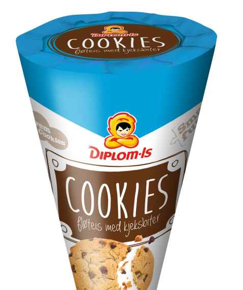 Bilde av Diplom-is krone is cookies. Bilde av Diplom-is krone is cookies.