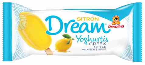 Bilde av Diplom-is Dream pinne gresk sitron. Bilde av Diplom-is Dream pinne gresk sitron.