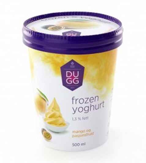 Bilde av Hennig Olsen Dugg Frozen Yoghurt Mango & Pasjonsfrukt.