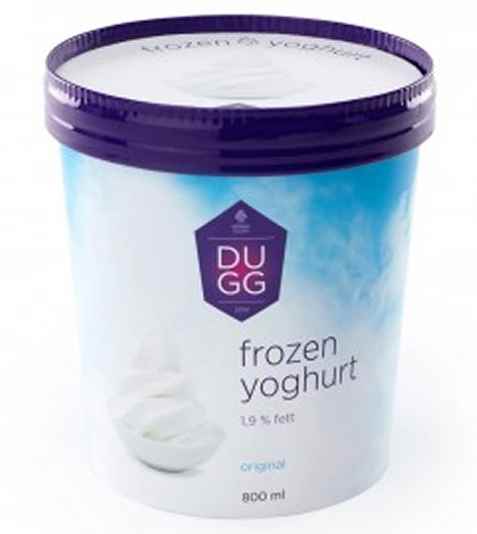 Bilde av Hennig Olsen Dugg Frozen Yoghurt original. Bilde av Hennig Olsen Dugg Frozen Yoghurt original.