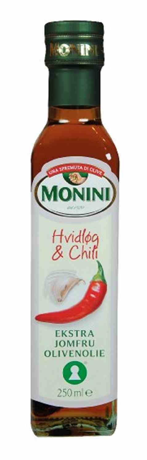 Bilde av Monini Olivenolje Extra Virgin med chili & hvitløk. Bilde av Monini Olivenolje Extra Virgin med chili & hvitløk.