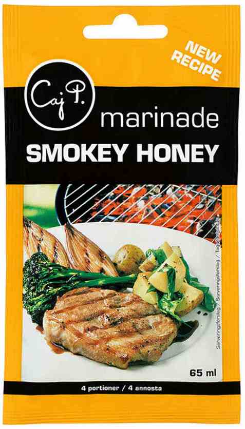 Bilde av Caj P. Marinade Smokey Honey. Bilde av Caj P. Marinade Smokey Honey.