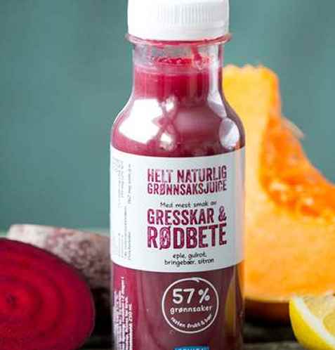 Bilde av Cevita helt naturlig grønnsaksjuice med mest smak av gresskar og rødbete.