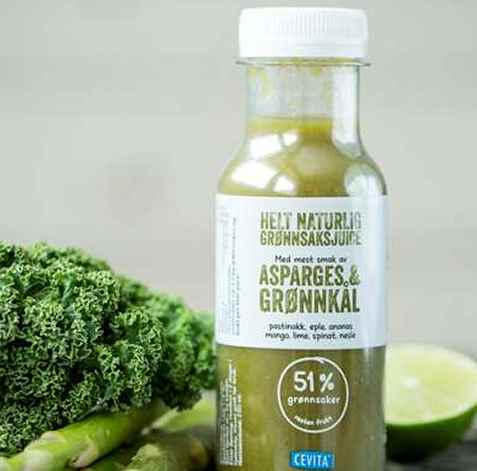 Bilde av Cevita helt naturlig grønnsaksjuice med mest smak av asparges og grønnkål.