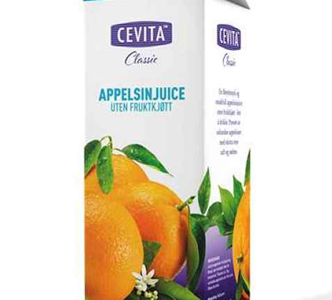 Bilde av Cevita classic appelsinjuice uten fruktkjøtt. Bilde av Cevita classic appelsinjuice uten fruktkjøtt.