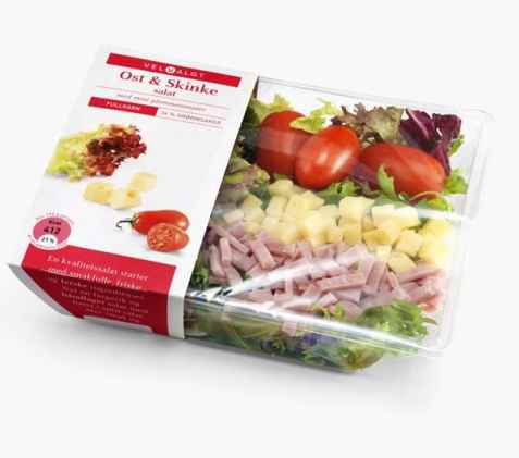 Bilde av Bama VelValgt ost og skinkesalat.