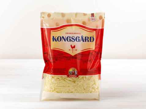 Bilde av Synnøve revet Kongsgård ost. Bilde av Synnøve revet Kongsgård ost.