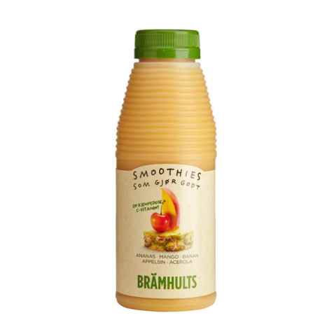 Bilde av Bramhults Ananas/mangosmoothie. Bilde av Bramhults Ananas/mangosmoothie.