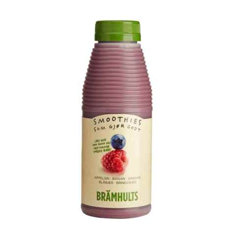 Bilde av Bramhults Blåbær/bringebærsmoothie. Bilde av Bramhults Blåbær/bringebærsmoothie.