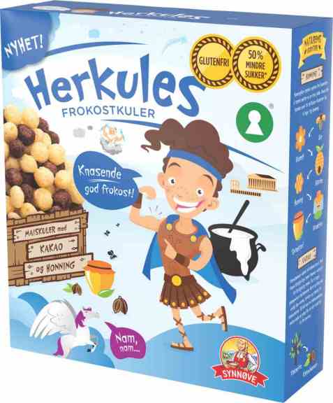 Bilde av Synnøve herkules frokostkuler.