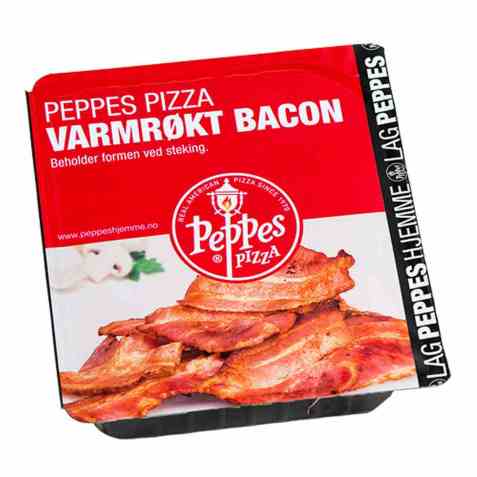 Bilde av Peppes Varmrøkt bacon. Bilde av Peppes Varmrøkt bacon.