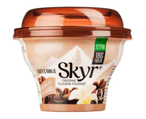 Skyr kaffe og vanilje næringsinnhold