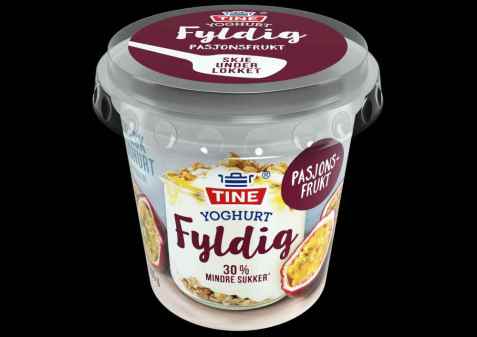 Bilde av Tine Yoghurt fyldig pasjonsfrukt. Bilde av Tine Yoghurt fyldig pasjonsfrukt.